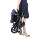 Qplay Nova rubber teljesen összecsukható tricikli - kék