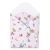 Baby Shop kókuszpólya 75x75cm - rózsaszín róka és nyuszi 