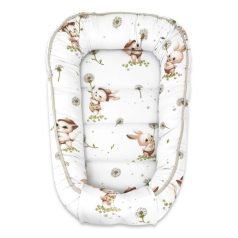 Baby Shop babafészek 55x75 cm - Nyuszi és cica 