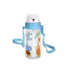 Titiz szívószálas kulacs 400ml - Happy Animals