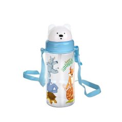 Titiz szívószálas kulacs 400ml - Happy Animals