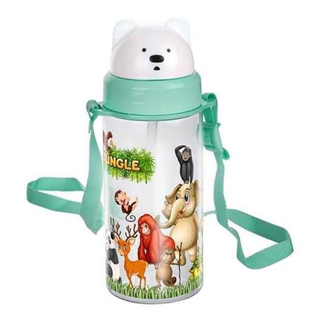 Titiz szívószálas kulacs 400ml - Jungle