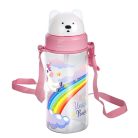 Titiz szívószálas kulacs 400ml - Unicorns Powers