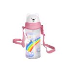 Titiz szívószálas kulacs 400ml - Unicorns Powers