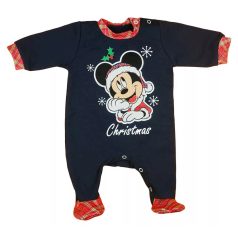   Disney hosszú ujjú, belül enyhén bolyhos baba rugdalózó karácsonyi Mickey egér mintával  (56)

 



 

