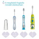 Chicco Fogkefe 3-6 év tejfogakhoz, tapadókorongos - Tiger kék