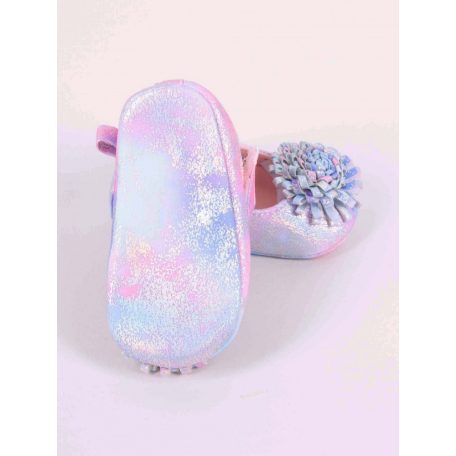 Yo! Bébi Kocsicipő 3-9 hó színes virág