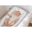 Bubaba babafészek pamutvászon L méret- Sleepy animals beige 