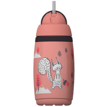 Tommee Tippee Superstar Insulated Straw Cup szívószálas hőtartó pohár 266 ml 12m+ - Narancs