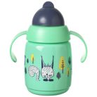 Tommee Tippee Superstar Training Straw cup szívószálas itatópohár 300 ml 6m+ - Zöld