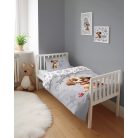 Bambusz ágynemű huzat 90*120 cm - Szürke kutyus 