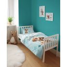 Bambusz ágynemű huzat 90*120 cm - Menta kutyus 