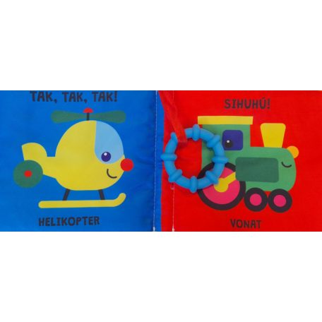 Textilkönyv rágókával - Járművek