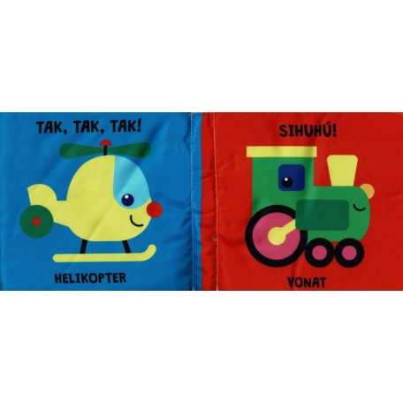 Textilkönyv rágókával - Járművek