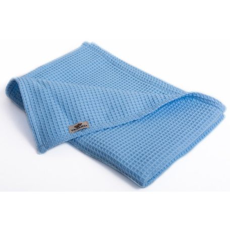 Waffle babatakaró 70x90 cm - Kék