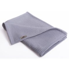 Waffle babatakaró 70x90 cm - Szürke 