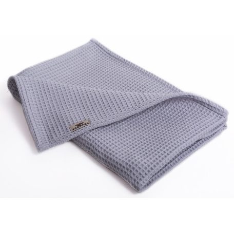 Waffle babatakaró 70x90 cm - Szürke 