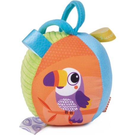 Chicco Soft Ball puha csörgős textil labda 0-18hó