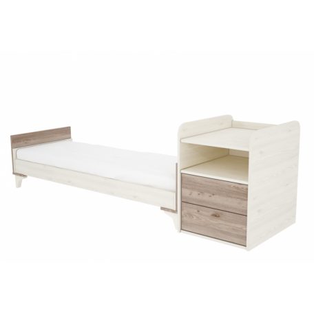 Timba Kloé 2 fiókos kombinált gyermekágy - krém-fűz
