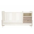 Timba Kloé 2 fiókos kombinált gyermekágy - krém-fűz