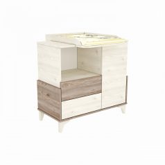   Timba Klóe 95-ös Pelenkázószekrény eltolható feltétel Krém-Fűz
