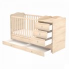 Timba Niki 3 fiókos kombinált gyermekágy - borostyán