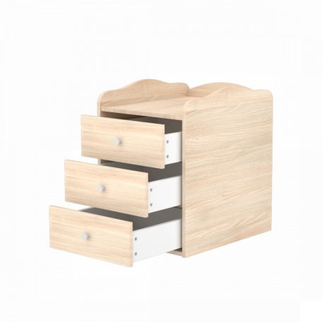 Timba Niki 3 fiókos kombinált gyermekágy - borostyán