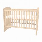 Timba Niki zárt végű ágyneműtartós gyermekágy 60x120 cm - Borostyán