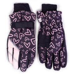 Yo! Bélelt 5 ujjas orkán kesztyű 16 cm - szívecske