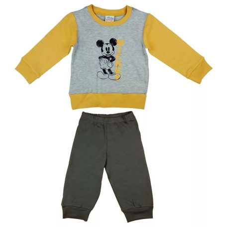 Kétrészes kisfiú pizsama Mickey egér mintával (104)