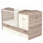 Timba Viki Maxi Kombi 2 ajtós gyermekágy - krém-fűz