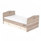 Timba Viki átalakítható ágyneműtartós gyermekágy 70x140cm-es - krém-fűz