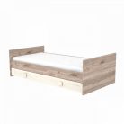 Timba Viki átalakítható ágyneműtartós gyermekágy 70x140cm-es - krém-fűz