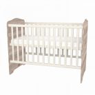 Timba Viki átalakítható ágyneműtartós gyermekágy 70x140cm-es - krém-fűz