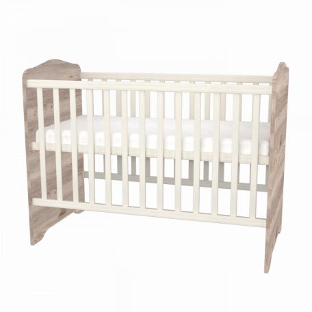 Timba Viki átalakítható ágyneműtartós gyermekágy 70x140cm-es - krém-fűz