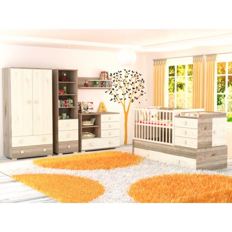 Timba Viki sarokszekrény - krém-fűz
