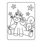 Színezz unikornisokat 