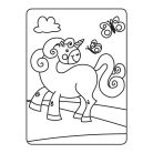 Színezz unikornisokat 