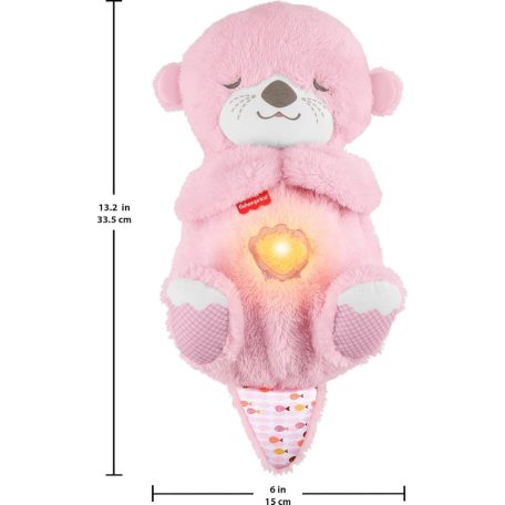 Fisher-Price szunyókáló vidra rózsaszín 