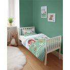 Pamut ágynemű huzat 90*120 cm - Little Farm menta 