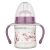 Baby-Nova cumisüveg fogóval széles 150 ml szilikon cumival 0-24 hó - lila 
