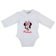 Disney Minnie hosszú ujjú body fehér (56)