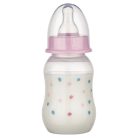 Baby-Nova Anti-Colic cumisüveg szilikon cumival S-es 130 ml - rózsaszín 