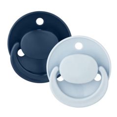   Baby-Nova cseresznye alakú szilikon cumi 2 db s,kék/kék 0-24 hó 