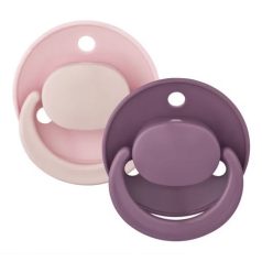   Baby-Nova cseresznye alakú szilikon cumi 2 db rózsaszín/lila 0-24 hó 