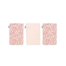 Luma Muszlin törlőkendő bambuszal 3 db - Leopard Pink