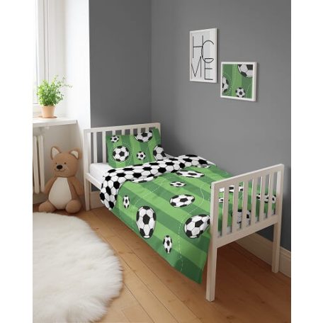 Pamut ágynemű huzat 100*135 cm - Focilabda