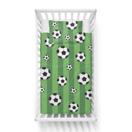 Pamut ágynemű huzat 90*120 cm - Focilabda 