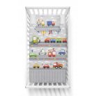 Pamut ágynemű huzat 100*135 cm - Járművek szürke 