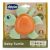Chicco Baby Turtle Eco+ bébiteknős rágókás textiljáték 3 hó+